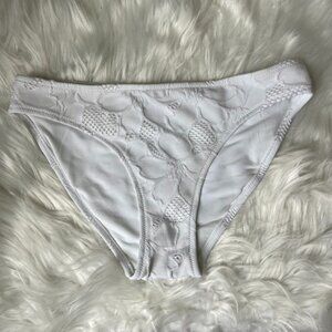 Aerie White Lace Bikini Bottom Women's Small